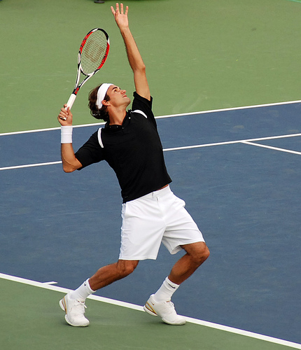 Luyện tập kỹ thuật đánh backhand slice down the line trong tennis